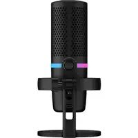 Micrófono USB HyperX DuoCast (negro) - iluminación RGB