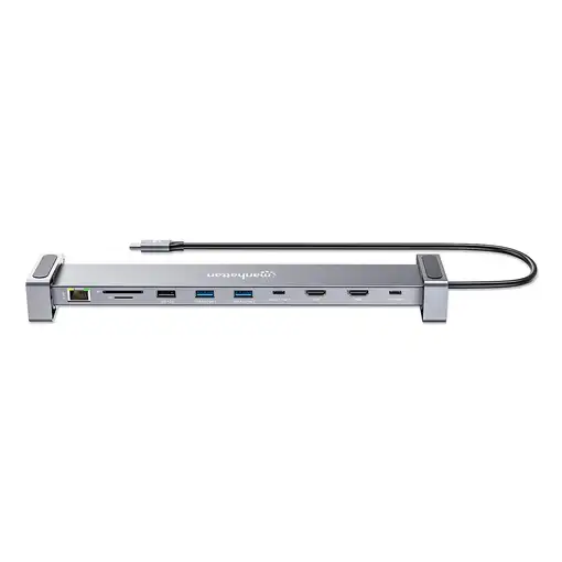 Manhattan 190398 base para portátil y replicador de puertos Alámbrico USB 3.2 Gen