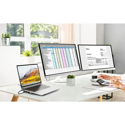 Manhattan 190398 base para portátil y replicador de puertos Alámbrico USB 3.2 Gen