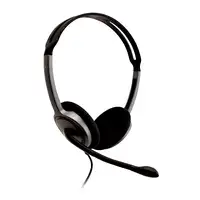 V7 HA212-2EP auricular y casco Auriculares Alámbrico Diadema Llamadas/Música Negro