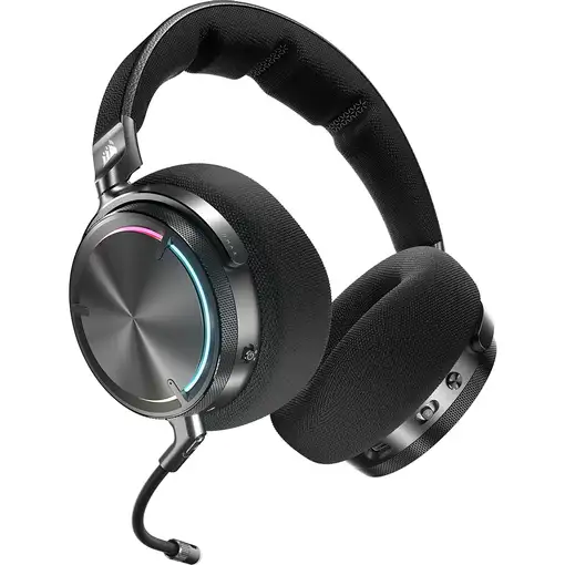 Corsair VIRTUOSO MAX WIRELESS, Carbon Auriculares Inalámbrico De mano Juego Blueto
