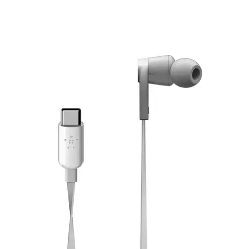 Belkin ROCKSTAR Auriculares Alámbrico Dentro de oído Llamadas/Música USB Tipo C Bl