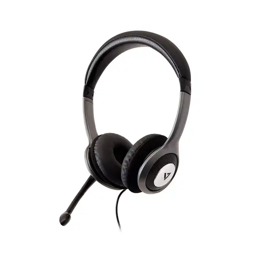V7 HU521-2EP auricular y casco Auriculares Alámbrico Diadema Oficina/Centro de lla