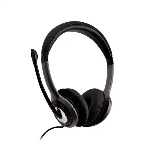 V7 HU521-2EP auricular y casco Auriculares Alámbrico Diadema Oficina/Centro de lla