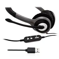 V7 HU521-2EP auricular y casco Auriculares Alámbrico Diadema Oficina/Centro de lla