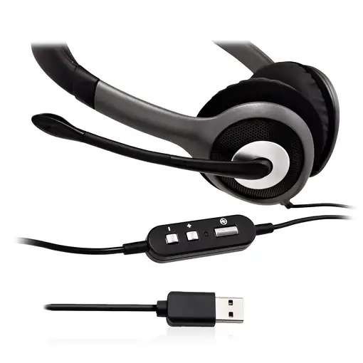 V7 HU521-2EP auricular y casco Auriculares Alámbrico Diadema Oficina/Centro de lla