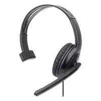 Manhattan Audífono USB monoaural con micrófono