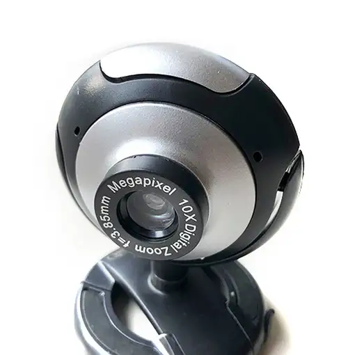Zero-Max ZM-020 cámara web 1 MP USB 2.0 Negro, Gris
