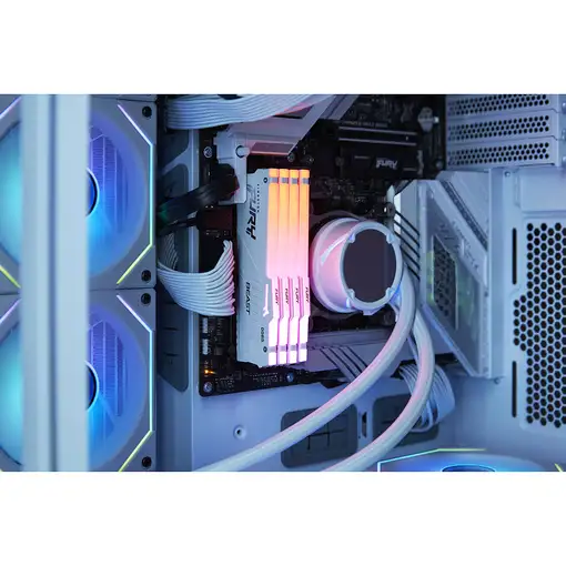 Kingston Technology FURY Beast 16 GB 5200 MT/s DDR5 CL36 DIMM White RGB EXPO