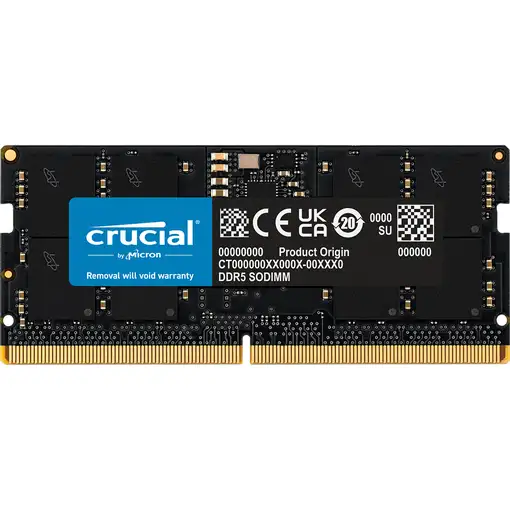 Crucial CT16G56C46S5 módulo de memoria 16 GB 1 x 16 GB DDR5 5600 MHz ECC
