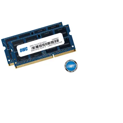 OWC 1600DDR3S16P módulo de memoria 16 GB 2 x 8 GB DDR3 1600 MHz