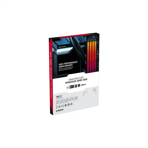 Kingston Technology FURY 16GB 7200MT/s DDR5 CL38 DIMM (Kit de 2) Renegade RGB XMP