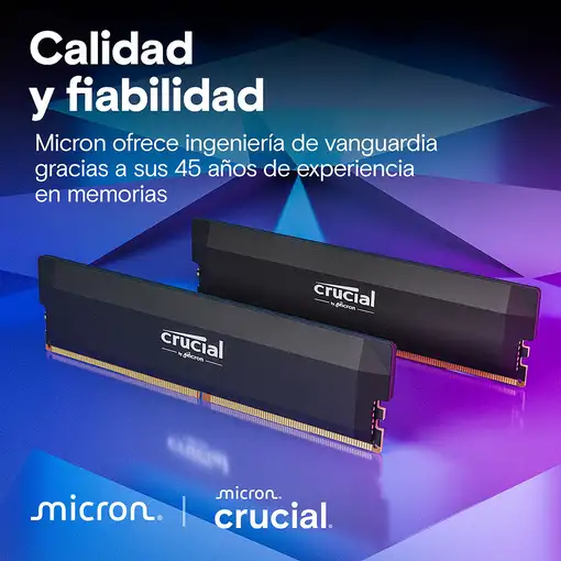 Crucial Pro OC módulo de memoria 64 GB 2 x 32 GB DDR5 6000 MHz