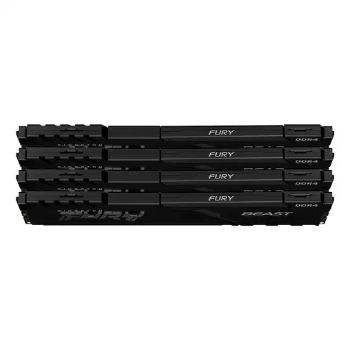 Kingston Technology FURY Beast 128GB 3200MT/s DDR4 CL16 DIMM (Kit de 4) Black