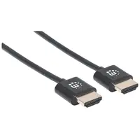 Manhattan Cable HDMI súper delgado de alta velocidad con Ethernet