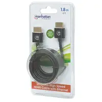 Manhattan Cable HDMI súper delgado de alta velocidad con Ethernet