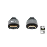 Manhattan Cable HDMI Certificado de Ultra Alta Velocidad, 8K a 60 Hz o 4K a 120 Hz