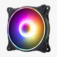 Hiditec N18 ARGB Carcasa del ordenador Ventilador 12 cm Negro