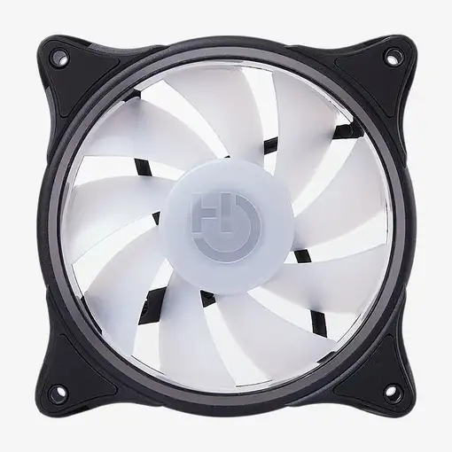 Hiditec N18 ARGB Carcasa del ordenador Ventilador 12 cm Negro