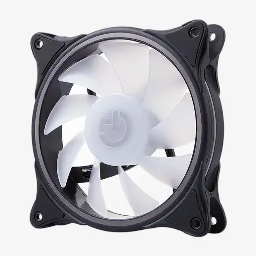 Hiditec N18 ARGB Carcasa del ordenador Ventilador 12 cm Negro