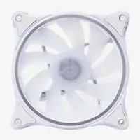 Hiditec N18 ARGB Carcasa del ordenador Ventilador 12 cm Blanco