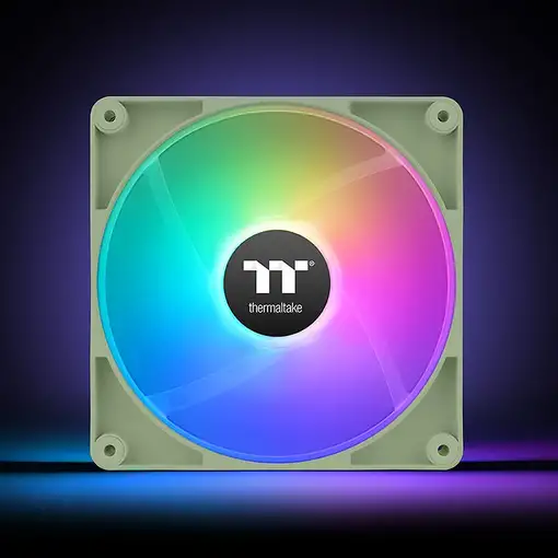 Thermaltake Matcha Green CT120 Carcasa del ordenador Ventilador 12 cm Gris 2 pieza