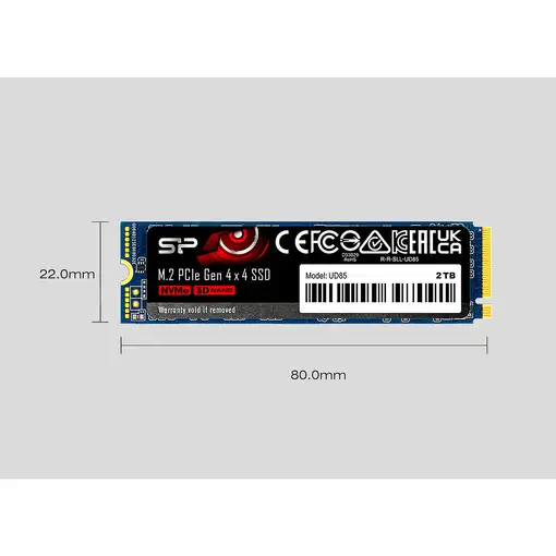Silicon Power UD85 1 TB M.2 PCI Express 4.0 NVMe 3D NAND