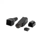 Lanberg PLU-6000TL conector RJ-45 Negro