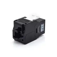 WP WPC-KEY-6AUP-TL/BL conector RJ45 Negro, Blanco