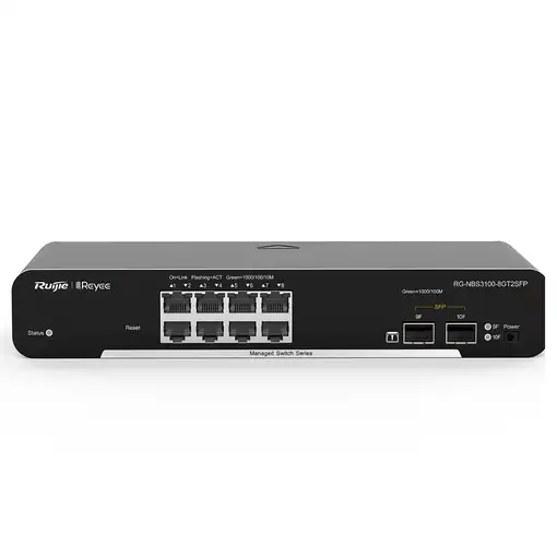 Ruijie Networks RG-NBS3100-8GT2SFP switch Gestionado L2 Gigabit Ethernet (10/100/1