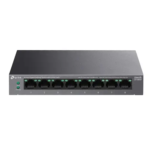TP-Link LiteWave LS108GP switch No administrado Gigabit Ethernet (10/100/1000) Ene