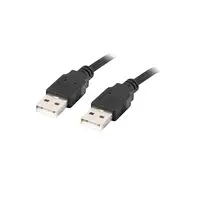 Lanberg CA-USBA-20CU-0005-BK cable USB USB 2.0 0,5 m Negro