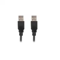 Lanberg CA-USBA-20CU-0005-BK cable USB USB 2.0 0,5 m Negro