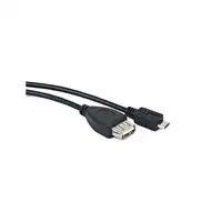 Lanberg OEM-0006 cable USB USB 2.0 0,15 m USB A Micro-USB B Negro