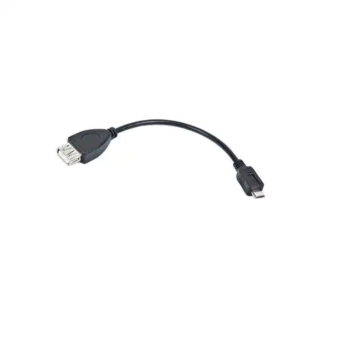 Lanberg OEM-0006 cable USB USB 2.0 0,15 m USB A Micro-USB B Negro