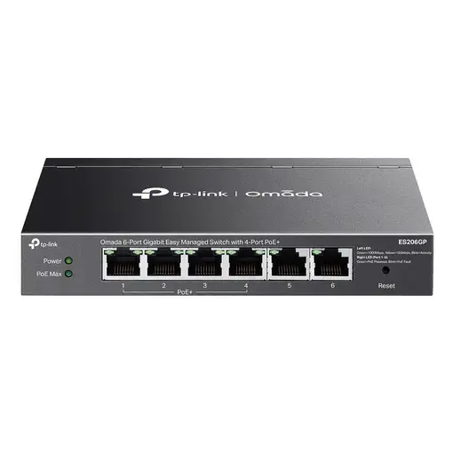 TP-Link Omada ES206GP switch Gestionado Gigabit Ethernet (10/100/1000) Energía sob