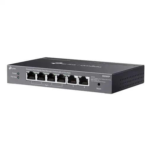 TP-Link Omada ES206GP switch Gestionado Gigabit Ethernet (10/100/1000) Energía sob