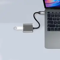 Celly PROUSBCUSBDS cable USB USB 3.2 Gen 1 (3.1 Gen 1) USB C USB A Plata
