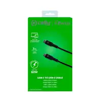 Celly USBCUSBCPD3MBK cable USB 3 m USB C Negro