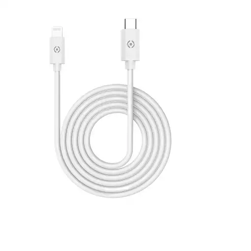 Celly USBLIGHTC2MWH cable de conector Lightning 2 m Blanco