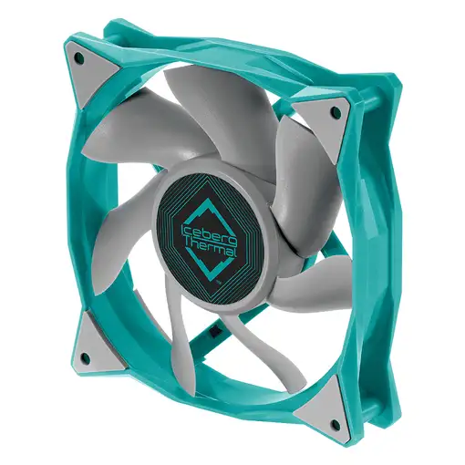 Iceberg Thermal IceGALE Carcasa del ordenador Ventilador 12 cm Verde azulado 1 pie