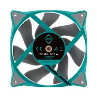 Iceberg Thermal IceGALE Carcasa del ordenador Ventilador 12 cm Verde azulado 1 pie