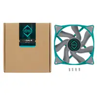 Iceberg Thermal IceGALE Carcasa del ordenador Ventilador 14 cm Verde azulado 1 pie
