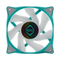 Iceberg Thermal IceGALE ARGB Carcasa del ordenador Ventilador 12 cm Verde azulado