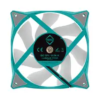 Iceberg Thermal IceGALE ARGB Carcasa del ordenador Ventilador 12 cm Verde azulado