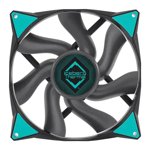 Iceberg Thermal IceGALE Carcasa del ordenador Ventilador 14 cm Negro 1 pieza(s)