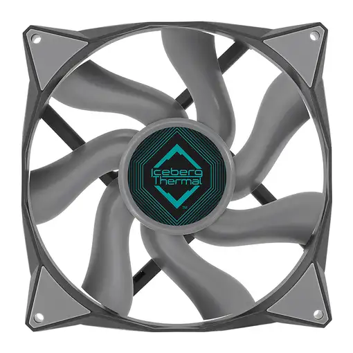Iceberg Thermal IceGALE Carcasa del ordenador Ventilador 14 cm Gris 1 pieza(s)