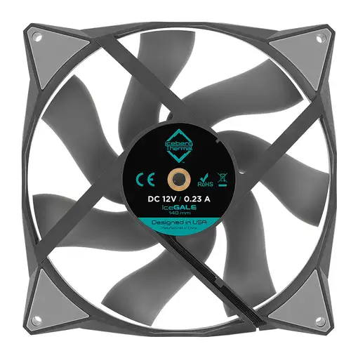 Iceberg Thermal IceGALE Carcasa del ordenador Ventilador 14 cm Gris 1 pieza(s)