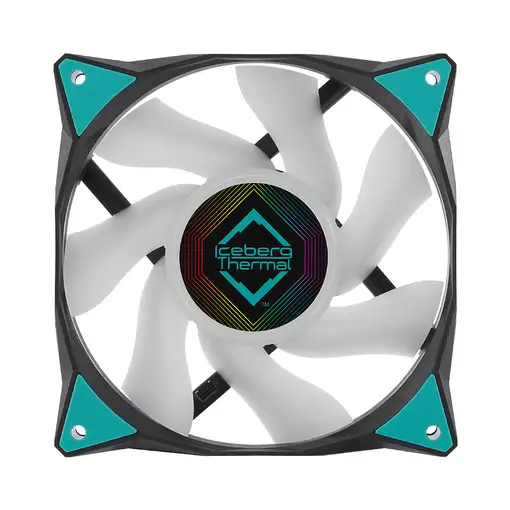 Iceberg Thermal IceGALE ARGB Carcasa del ordenador Ventilador 12 cm Negro 1 pieza(