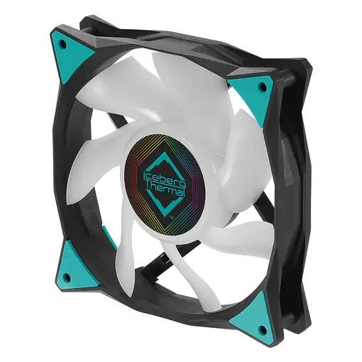 Iceberg Thermal IceGALE ARGB Carcasa del ordenador Ventilador 12 cm Negro 1 pieza(